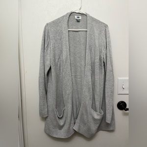 Old Navy XL Light Grey Cardigan